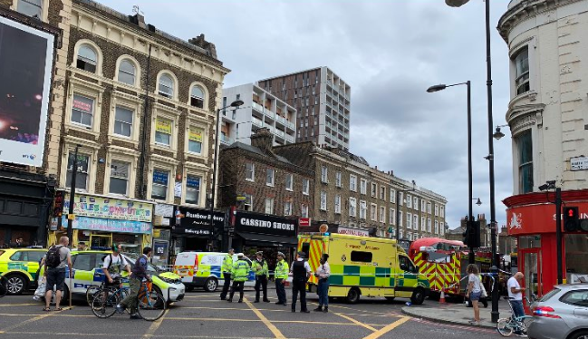 Fatal lorry collision in Dalston