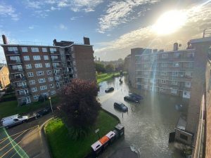 Finsbury Park’ta su baskını meydana geldi