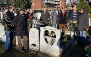 Commemoration held at Tottenham Park Cemetery