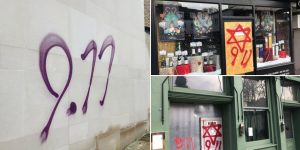 Kuzey Londra’da bazı dükkanların camlarına ve sokaklara Yahudi karşıtı graffitiler çizildi
