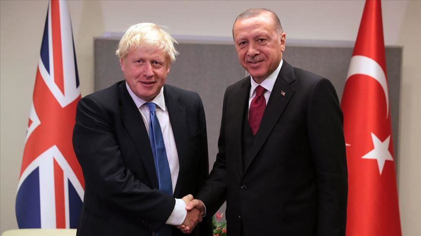 Johnson, Erdoğan’la görüştü