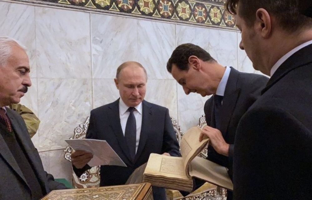 Putin Şam’da Esad’la Emevi Camii’ni ziyaret etti