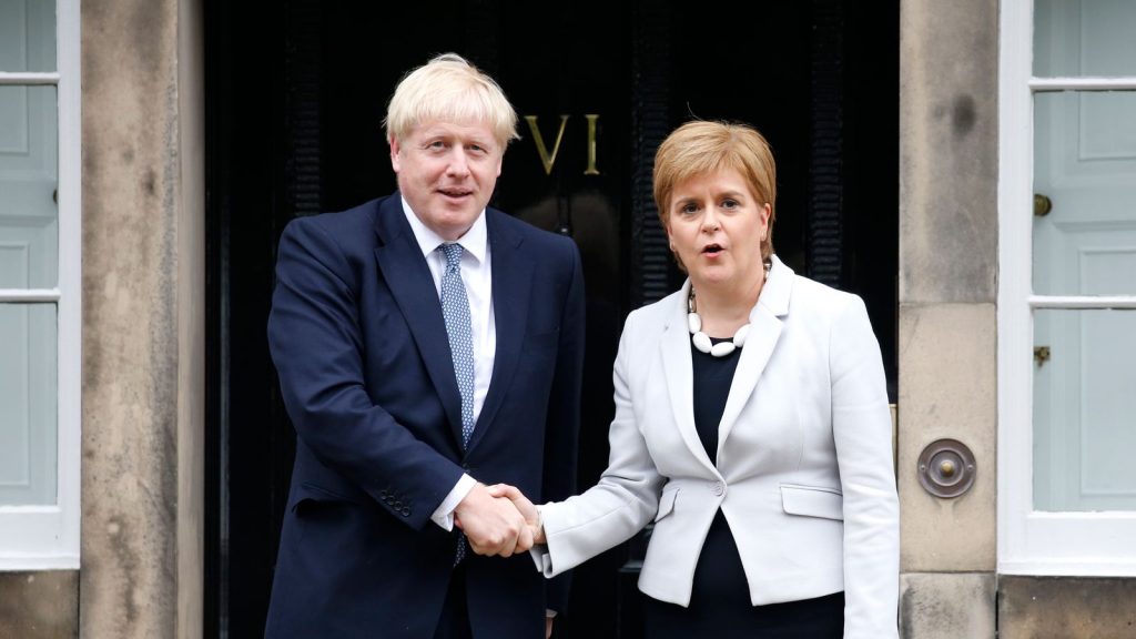 UK government rejects Sturgeon’s indyref2 demand