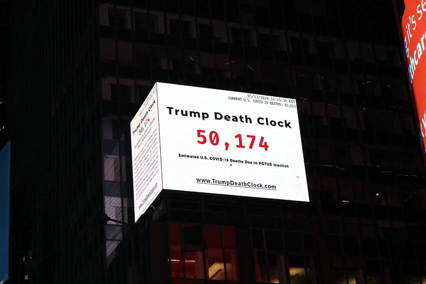 Trump’ın ölüm saatini astılar