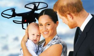 Meghan Markle ve Prens Harry çifti drone ile taciz ediliyor