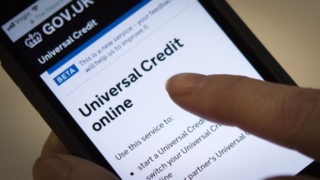 Nearly two million people claim universal credit
