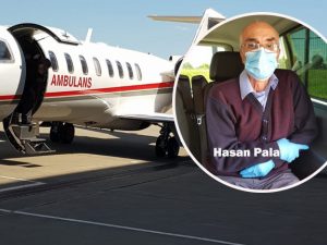 Kalp hastası toplum üyemiz ambulans uçakla Türkiye’ye gönderildi