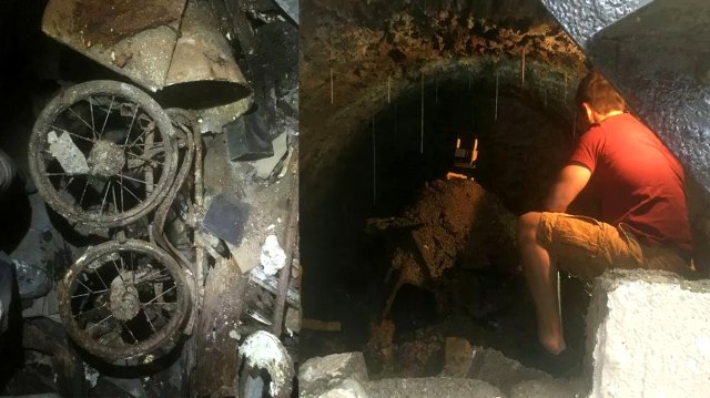 Karantina Sürecinde Evinin Duvarını Kırdı ve 120 Yıllık Tünel Keşfetti
