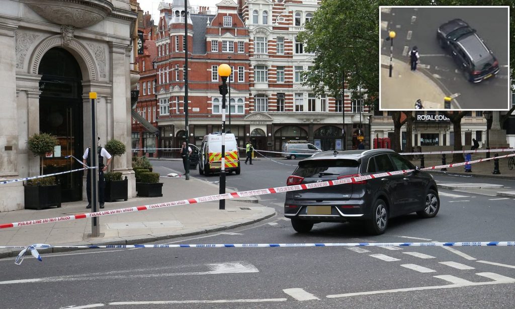 Londra’nın zengin mahallesinde araçlı saldırı