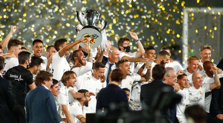 La Liga’da şampiyon Real Madrid