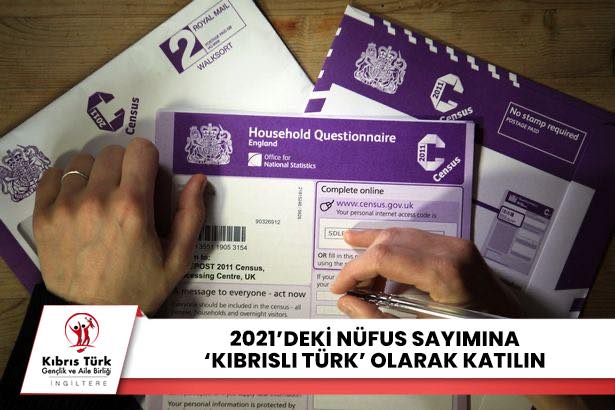 KTGAB: “2021’deki nüfus sayımına ‘Kıbrıslı Türk’ olarak katılın”