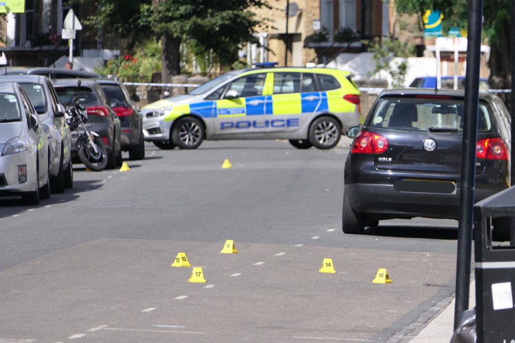 Night of bloodshed as five men shot across London