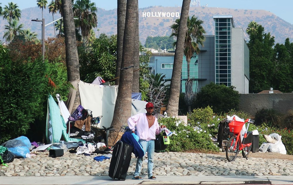Amerikan rüyası Hollywood’da evsiz sayısı artıyor