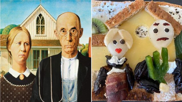 Pandemi boyunca yediği tostlardan sanat eserleri yarattı