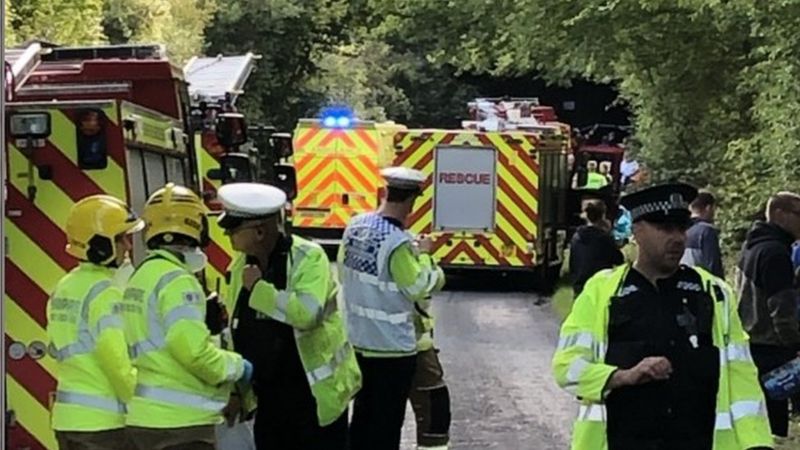 Children on school bus injured in Winchester bridge crash