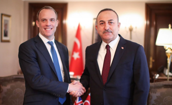 İngiltere Dışişleri Bakanı Dominic Raab, Çavuşoğlu ile görüştü