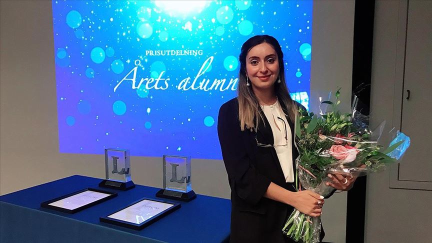İsveç’te ‘Yılın Onur Ödülü’nü Türk kızı kazandı