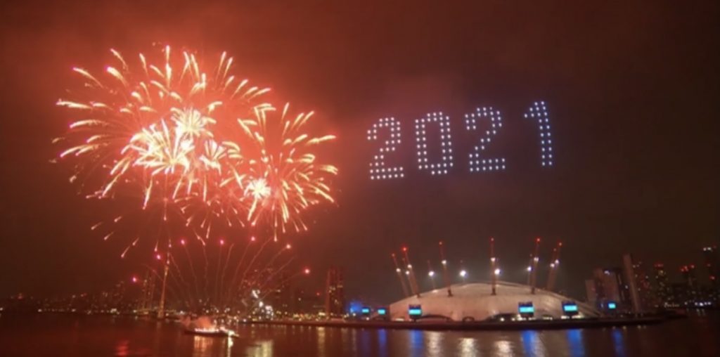 The UK leave 2020 behind and welcomes New Year
