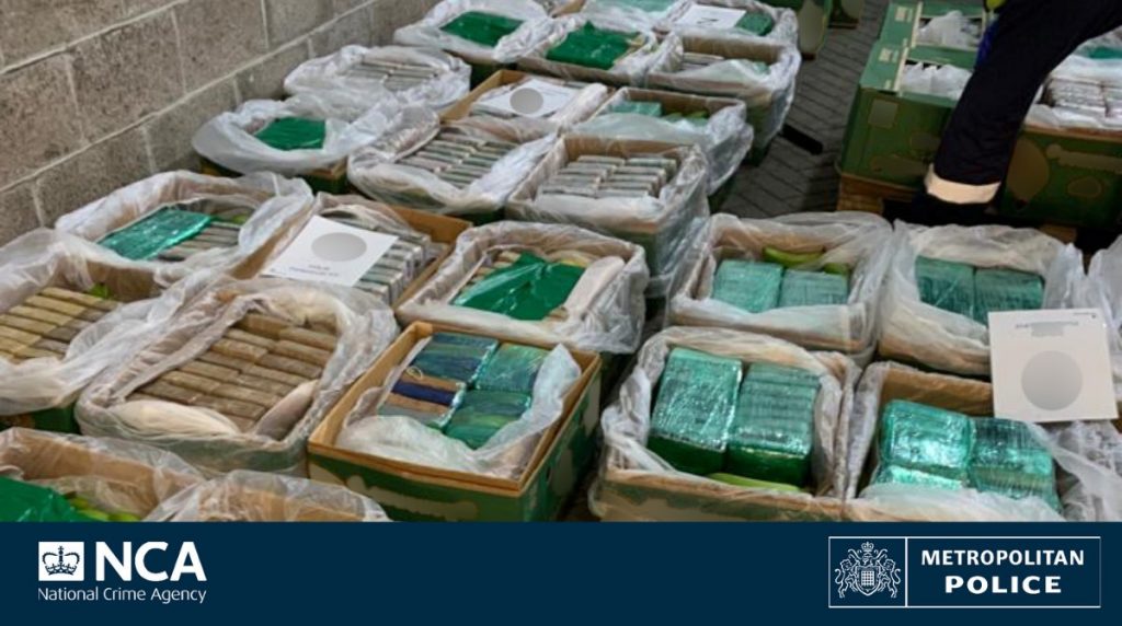 Tottenham raid: ‘£184m worth of cocaine’ found in banana boxes