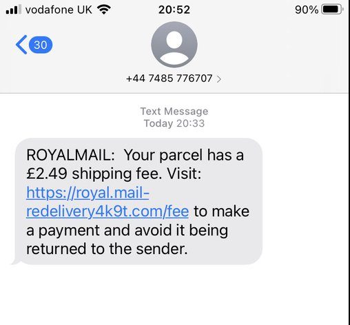 8 arrested over Royal Mail scam text messages 