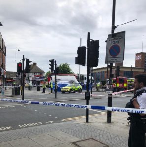 Reports of a fatal collision at Turnpike Lane Station
