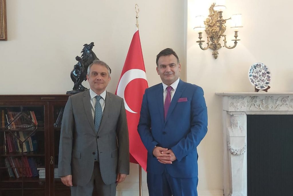 Metin Harper met with Ambassador Ümit Yalçın