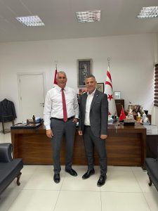Ercen, KKTC Eğitim Bakanı ile görüştü