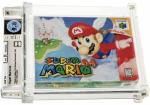 1996 yapımı Super Mario 64 oyunu, 1.56 milyon dolara alıcı buldu