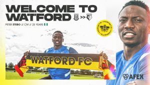 Etebo Watford’a transfer oldu