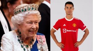 Kraliçe Cristiano Ronaldo’nun imzalı formasını istedi