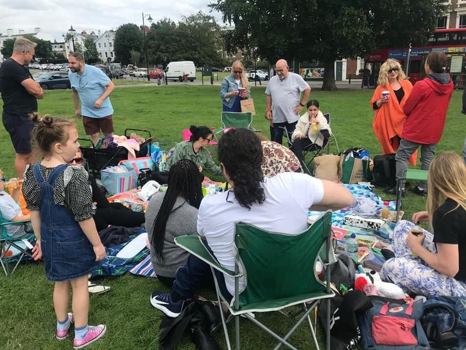 Aid picnic held in London for Baby Asya