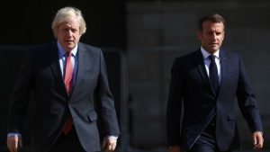 Boris Johnson ile Macron görüştü