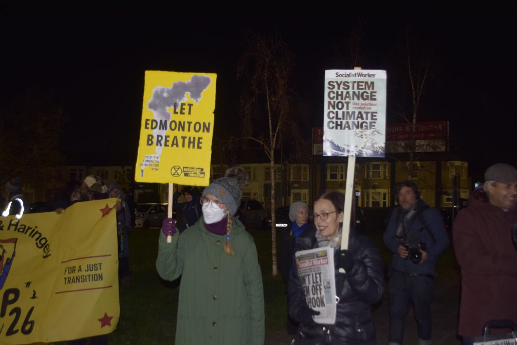 Protest against Edmonton incinerator
