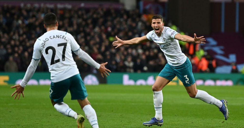 Manchester City, Aston Villa’yı ilk yarıda attığı gollerle 2-1 yendi