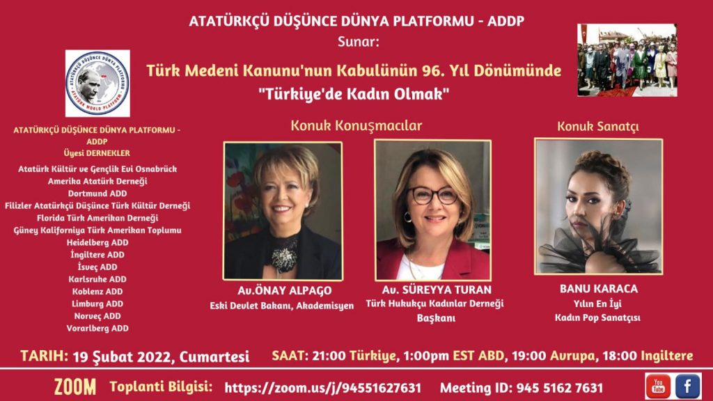 ADDP’den “Türkiye’de Kadın Olmak” konulu panel