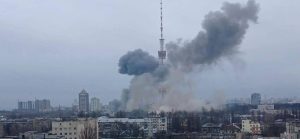 Kiev’de ‘televizyon kulesi’ vuruldu