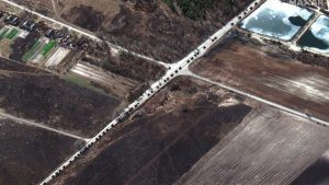 64 km’lik Rus askeri konvoyu Kiev’e ilerliyor