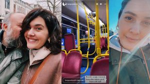 Bergüzar Korel ve Halit Ergenç’in Londra’da otobüs halleri herkesi gülümsetti
