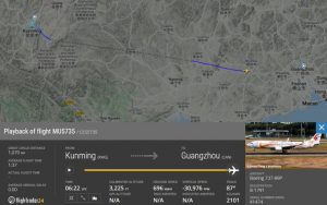 Çin’de 133 yolculu Boeing 737 tipi bir uçak düştü