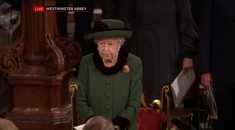 Queen joined royals as Duke of Edinburgh remembered