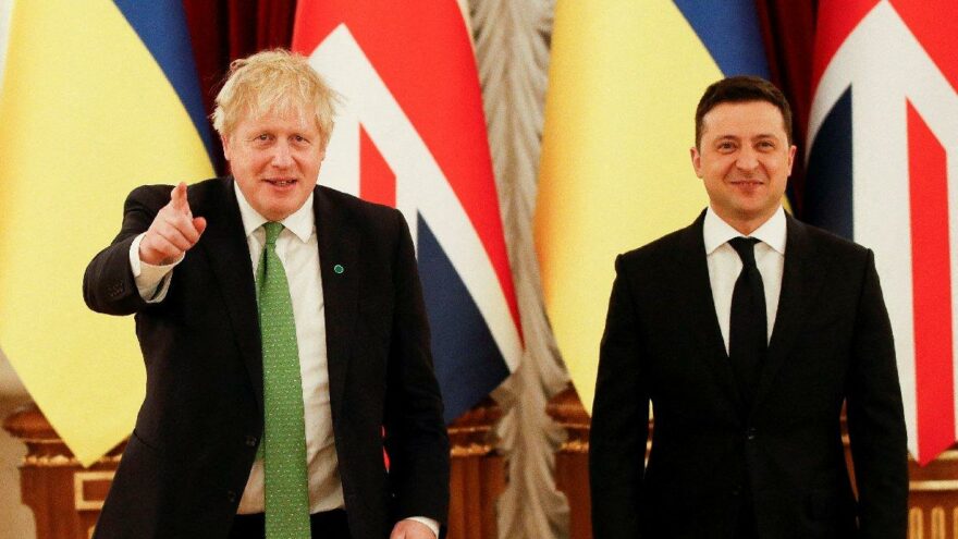 Johnson ve Zelenskiy arasında Ukrayna görüşmesi