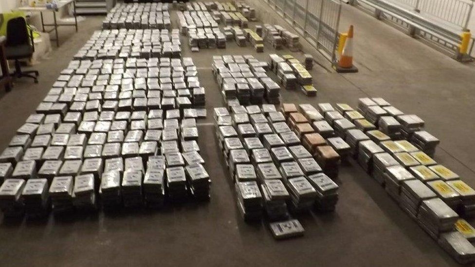 Cocaine worth £302m found in Southampton is ‘largest in UK’