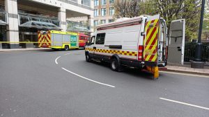900 evacuations in Canary Wharf after chemical scare