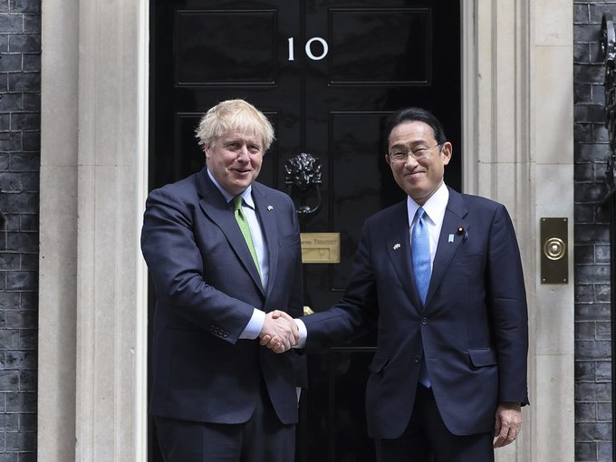 İngiltere Başbakanı Johnson, Japonya Başbakanı Kishida ile görüştü