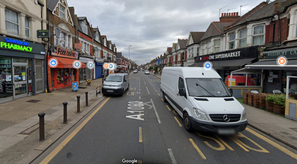 Man collapses in front of shoppers in north London after knife attack
