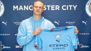 Manchester City, Erling Haaland ile resmi sözleşme imzaladı