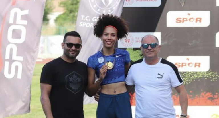 Kıbrıslı Türk milli atlet Buse Savaşkan, atletizmde Türkiye şampiyonu oldu
