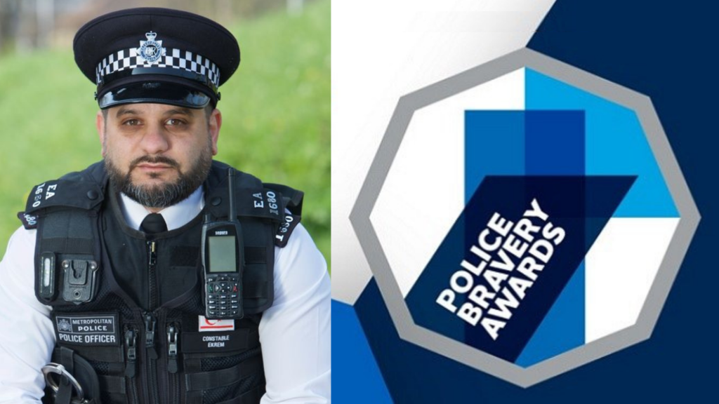 PC Ekrem nominated for the National Police Bravery Awards