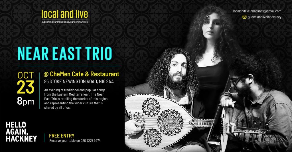 The Near East Trio’dan Stoke Newington’da ücretsiz dinleti