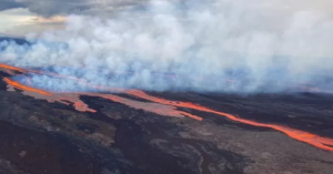 Dünyanın en büyük aktif yanardağı 38 yıl sonra harekete geçti